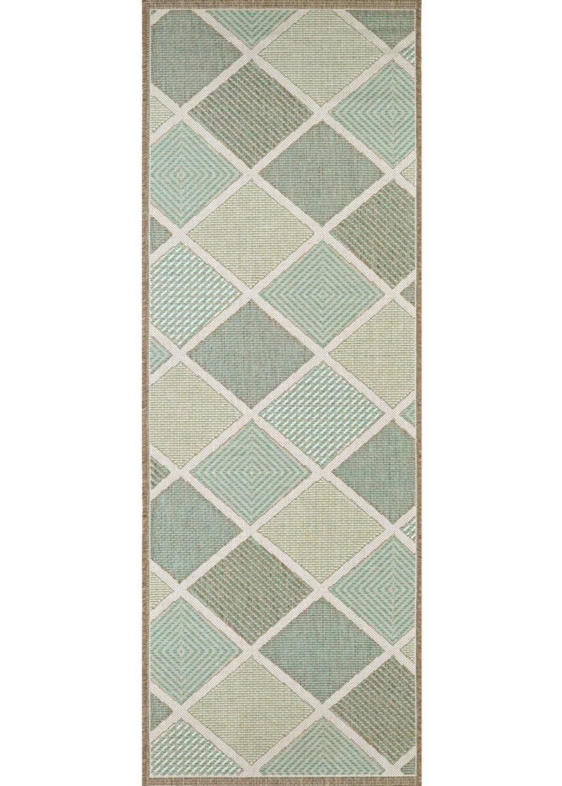 Couristan Couristan 24702007 Monaco Meridian Runners 2Feet 3Inch by 7Feet 10Inch Multi 