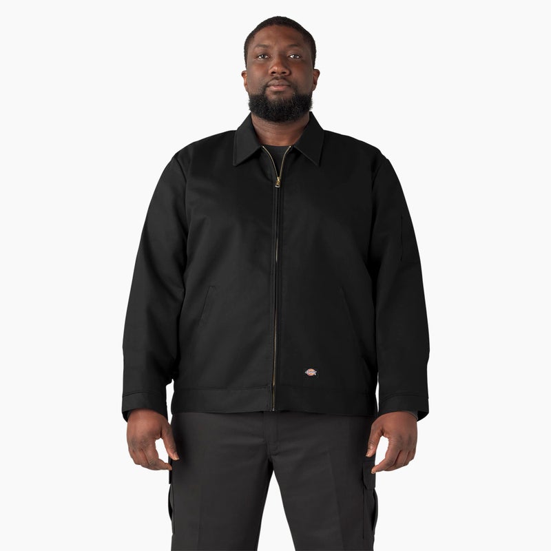 Dickies Mens Lined Eisenhower Jacket, Black, X-Large - Image 5