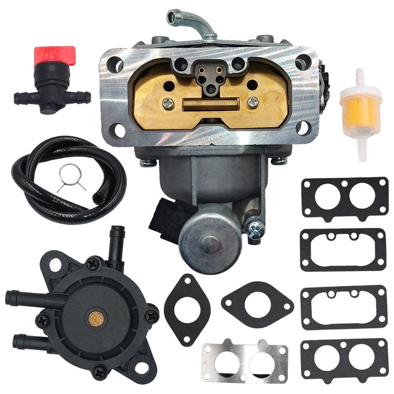 Carburetor fit for Kawasaki FH721V FH641V FH601V FH661V FH680V FX801V 22HP Engine Carb with Fuel Pump Gaskets Replaces 150040757 150037094 150041005 150041010 150040763 150030940