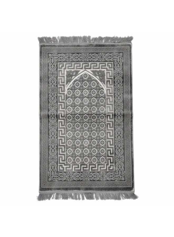 Museum Memory Foam Prayer Mat Safaa. Velvet Comfortable Prayer Rug. Elegant Essential Design Sajadah with Foam. - Image 1