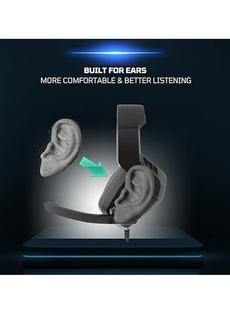 Nyko NP5-4500 Wired Headset for PlayStation 5 - Lightweight Headphones w/Adjustable Microphone - Compatible w/ PS4, PS5, Nintendo Switch, Xbox One and Xbox X|S - PlayStation 5 Accessories (White) - Image 4