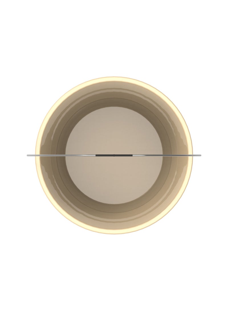 Cosmoplast دلو بلاستيكي دائري سعة 26 لتر مع مقبض فولاذي - Image 4