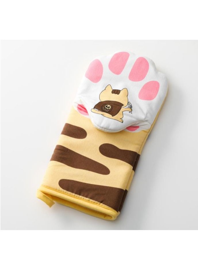a pair home portable microwave oven thickened gloves  - Image 1