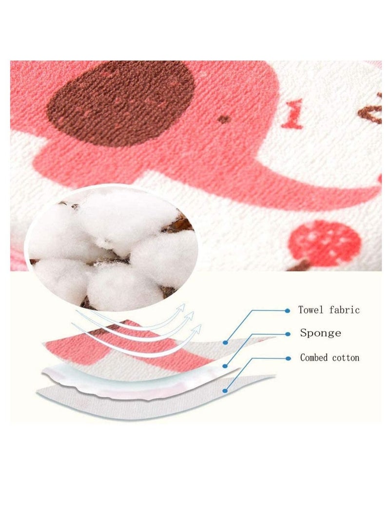 SYOSI Baby Bath Sponge, Soft Foam Scrubber Natural Sponge for Bathing, Shower Scrubber Body Sponge Cute Soft Cotton Baby Bath Foam Rub Shower Sponge for Kids Babies Men Women, Set of 3 - Image 2