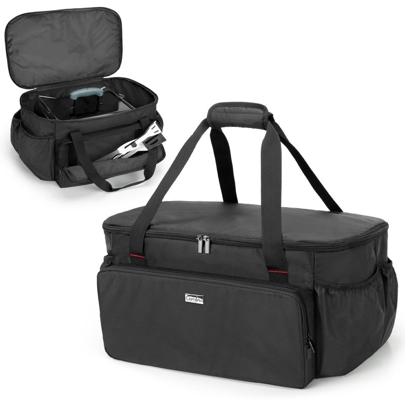 samdew Portable Grill Carry Bag Compatible with Weber 1141001 Go-Anywhere Gas Grill, Outdoor Camp Grill Cover Compatible with Weber 121020 Go-Anywhere Charcoal Grill, Bag Only (Patented Design) - Image 1