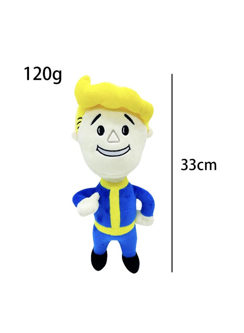 general 1 Pcs Fallout Vault Boy Plush Toy 27cm Idea Toy Gift For Fans Horror Stuffed Figure Doll For Kids And Adults Great Birthday Stuffers For Boys Girls - Image 1