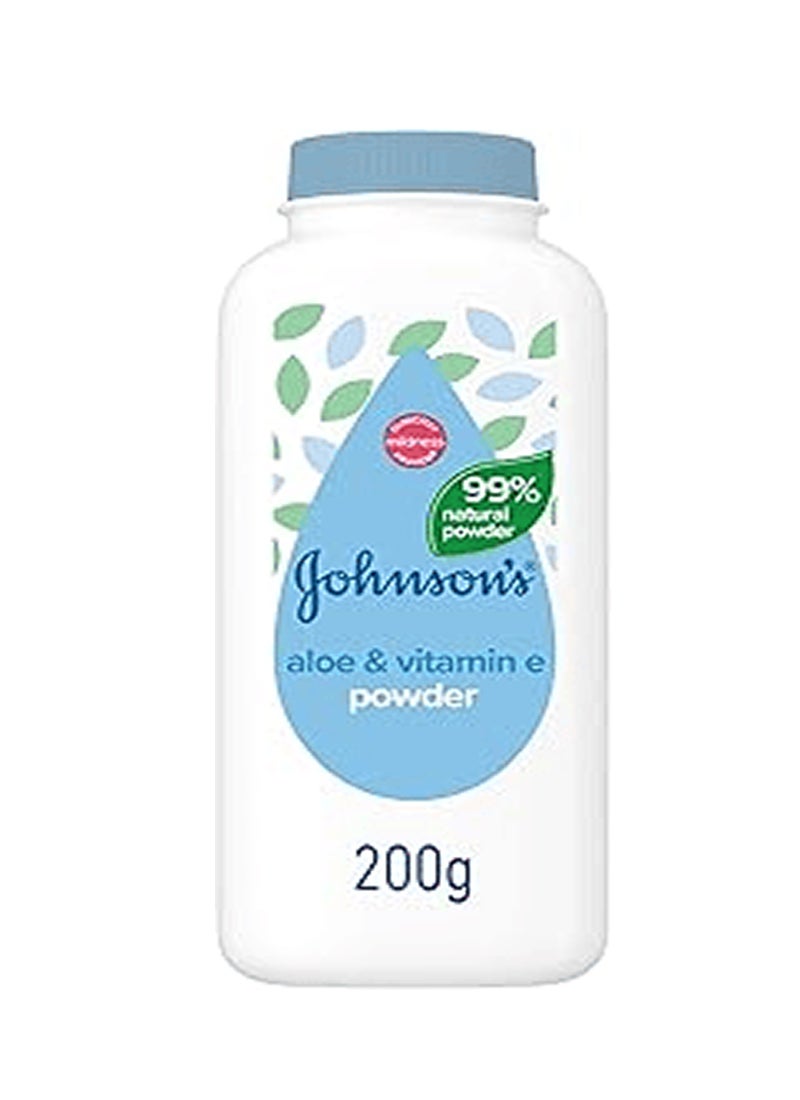 Johnson's Pure Cornstarch With Aloe And Vitamin E Baby Powder - Image 1