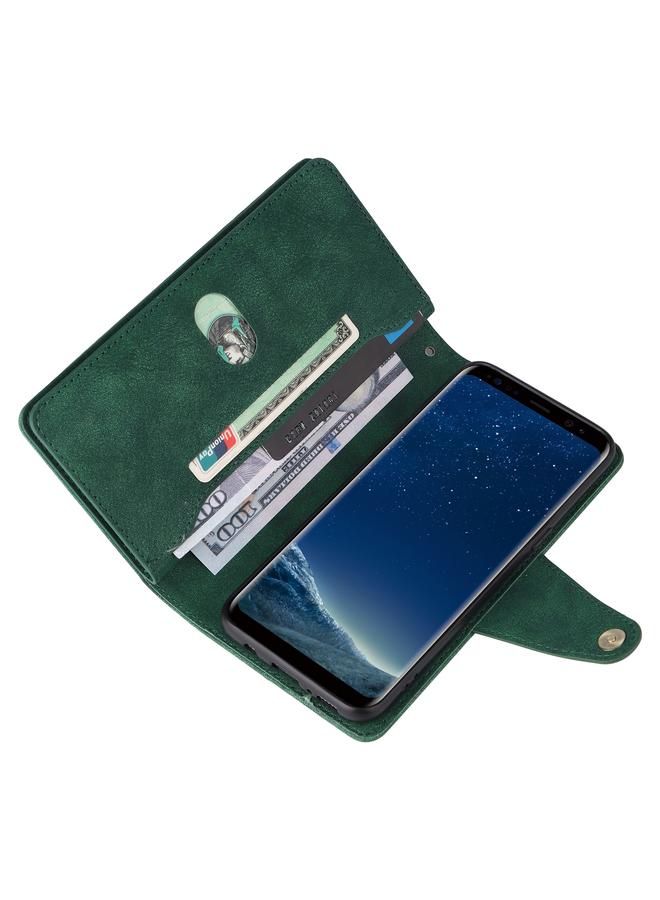 اس-توب جراب هاتف جلدي قابل للطي بثلاثة أضعاف مع مشبك برشام لهاتف Samsung Galaxy S8 - Image 5