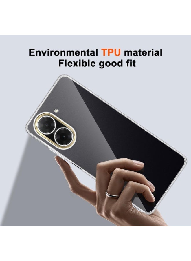 Slim back protective case for Redmi A5 with a scratch-resistant design and shock-absorbing made from heat-resistant polyurethane and soft transparent silicone - Image 5