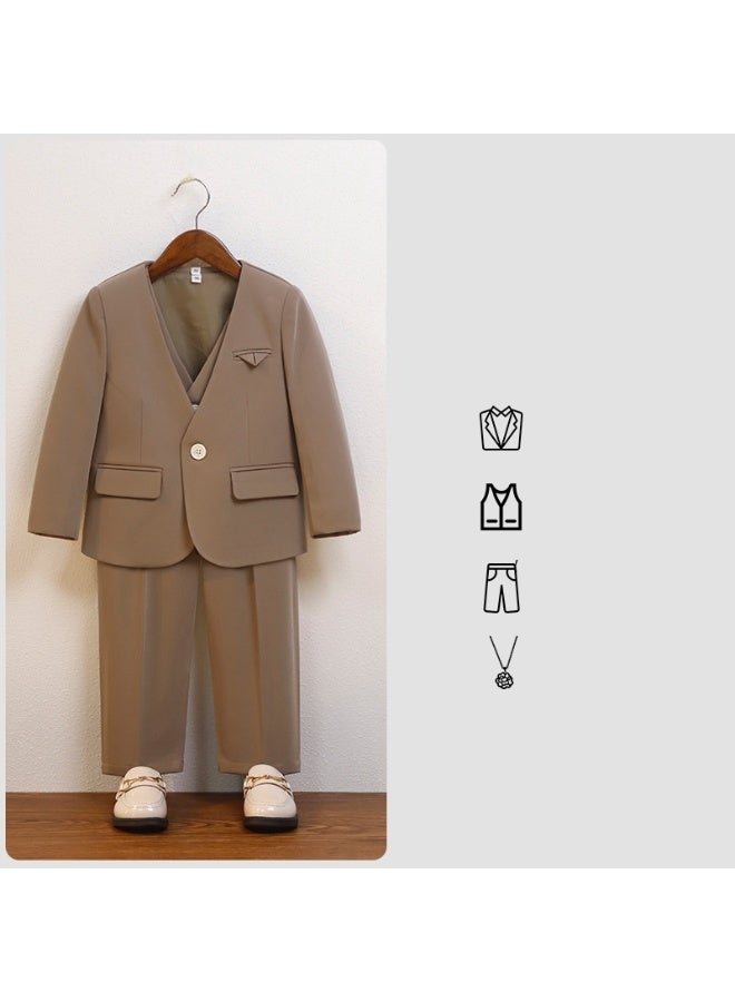 Shougu New Handsome Children's Dress And Boys' Suit Set - Image 1