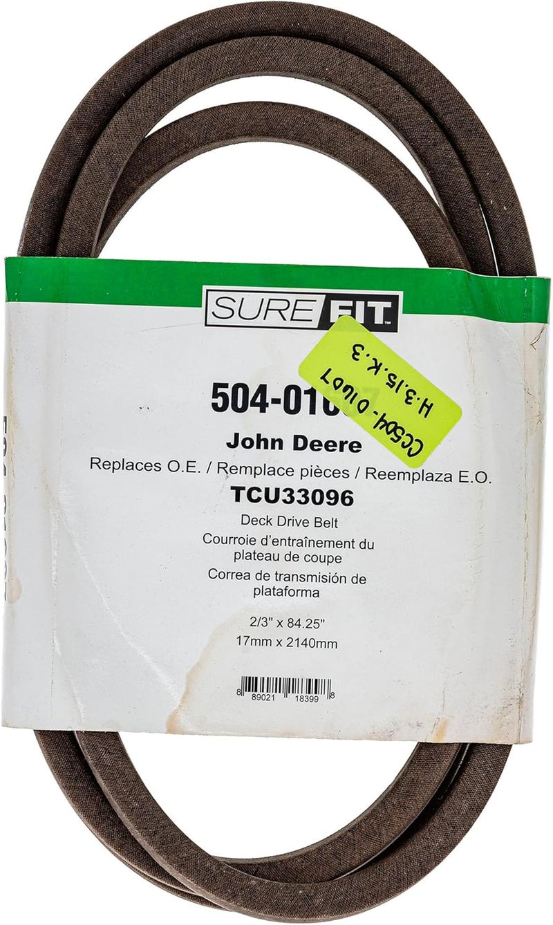 SureFit Deck Drive Belt Replacement for John Deere TCU33096 WG32A WG36A Commercial WalkBehind Lawn Mowers - Image 1