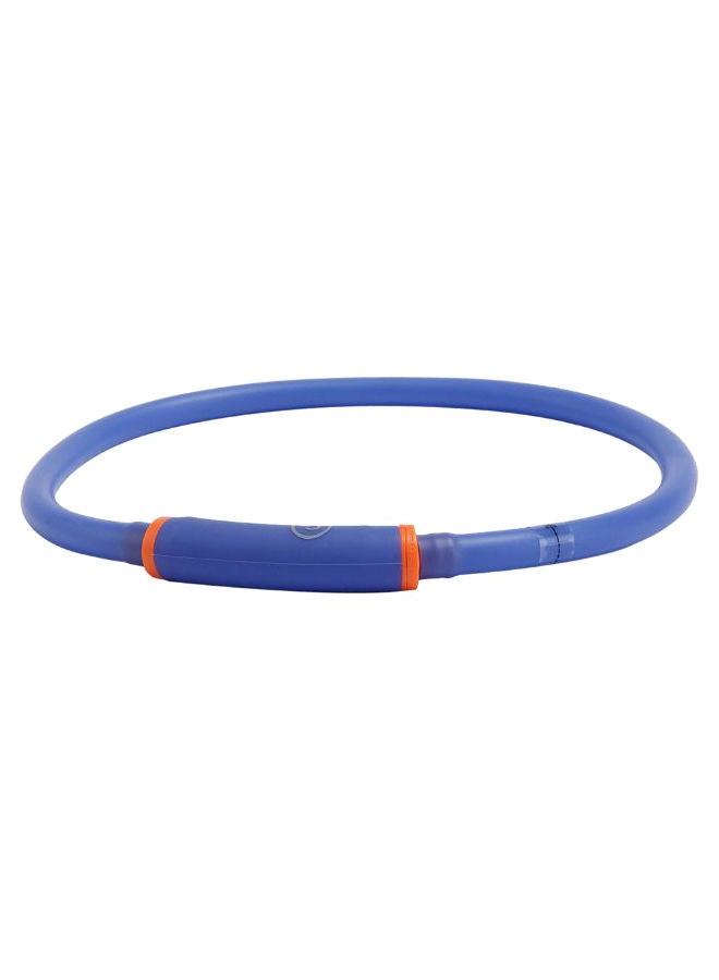 NIBEMINENT USB Rechargeable LED Glowing Pet Safety Collar Blue 50cm  - Image 1