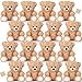 Silipull 16 Pieces 8 Inch Bear Stuffed Animal Bulk for Soft Stuffed Bear Plush Toys Party Favors Animal Decorations for Birthday Baby Shower Valentines Day Party Gifts Supplies - Image 2