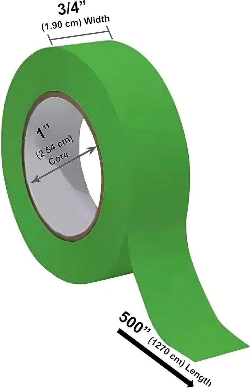 Bartovation Science Lab Labeling Tape Variety Pack Including White 500 Length x 34 Width 1 Inch Core 6 Rolls of Assorted Colors - Image 2