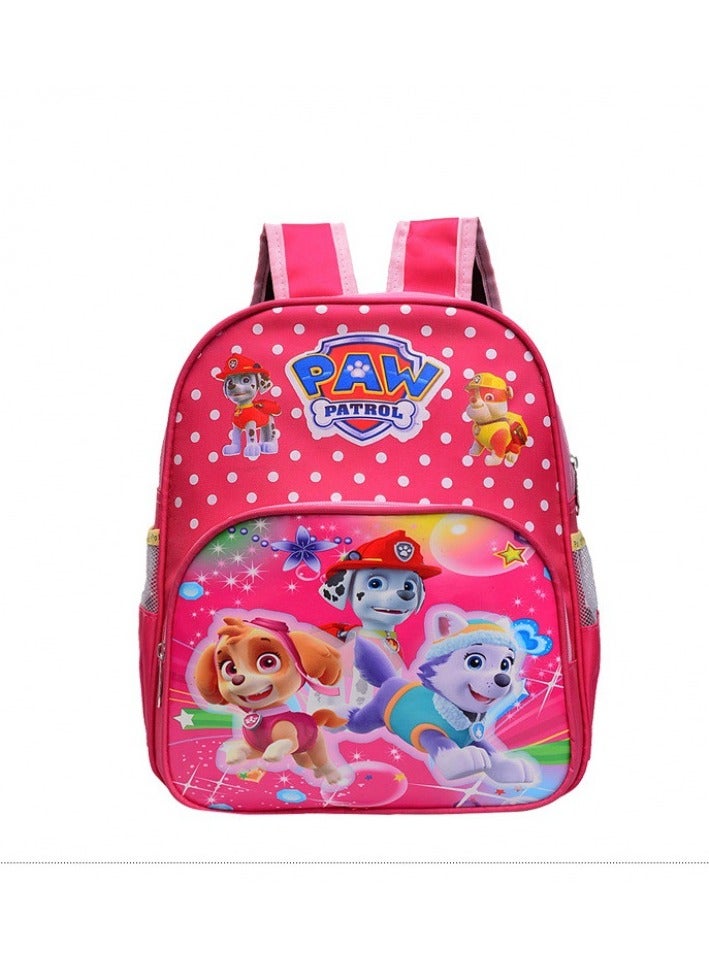 باو بترول حقيبة مدرسية لرياض الأطفال PAW Team للأطفال الذين تتراوح أعمارهم بين 4-6 سنوات حقيبة ظهر خفيفة الوزن للبنين والبنات للفصول الابتدائية والمتوسطة - Image 1