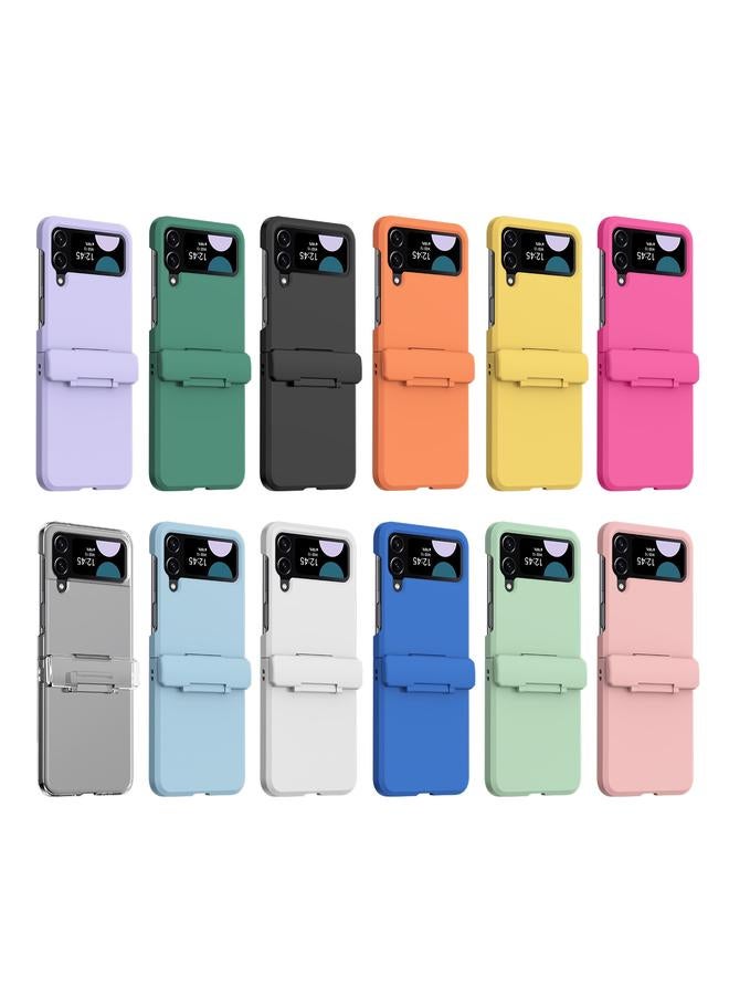 اس-توب جراب لهاتف Samsung Galaxy Z Flip3 5G/Z Flip4 5G مصنوع من جلد الكمبيوتر الشخصي مع هيكل مدمج قابل للطي في منتصف العمود - Image 2