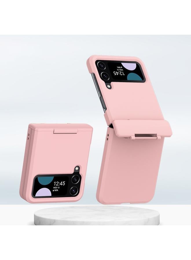 اس-توب جراب لهاتف Samsung Galaxy Z Flip3 5G/Z Flip4 5G مصنوع من جلد الكمبيوتر الشخصي مع هيكل مدمج قابل للطي في منتصف العمود - Image 1