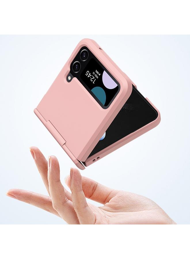 اس-توب جراب لهاتف Samsung Galaxy Z Flip3 5G/Z Flip4 5G مصنوع من جلد الكمبيوتر الشخصي مع هيكل مدمج قابل للطي في منتصف العمود - Image 5