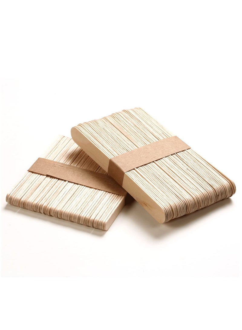 Y&D Wood Wax Sticks 300pcs Waxing 4 Styles Assorted For Body Legs Facial Eyebrow Applicator Squeegee Craft - Image 4