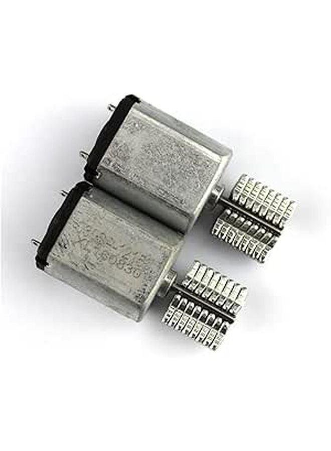3V 0 3A 2450Rpm Micro Vibrating Dc Motor 18 5 X 15 X 11 5mm Silver Miniature - Image 1