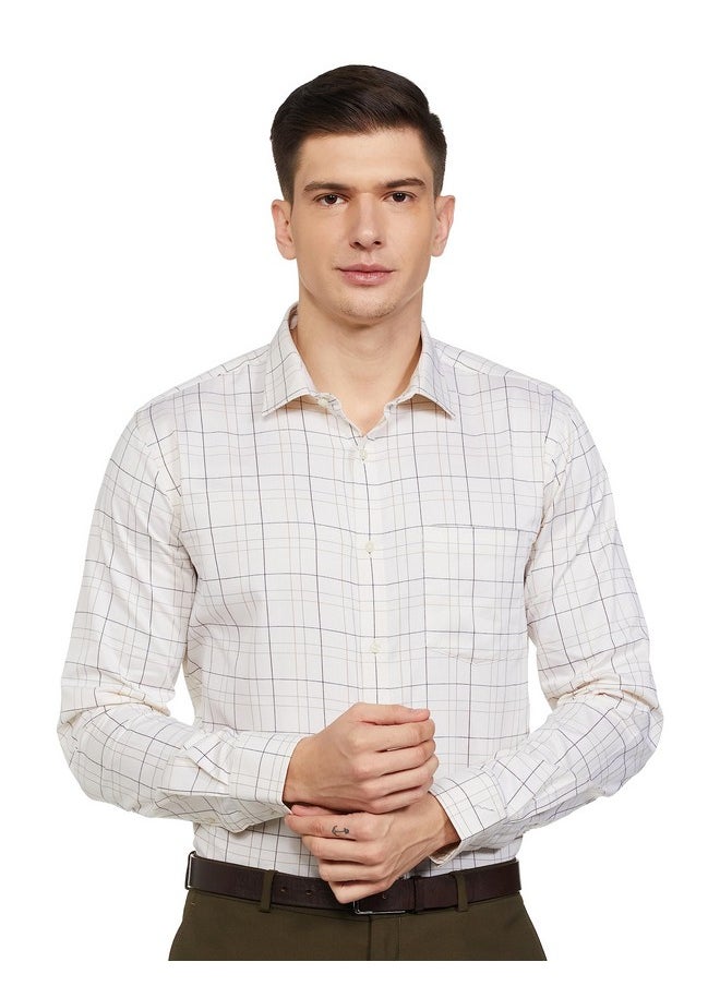 بارك أفينيو - قميص بارك أفينيو رجالي بقصّة Slim Fit (PMSX17125-F4_Medium Fawn 39) - Image 1