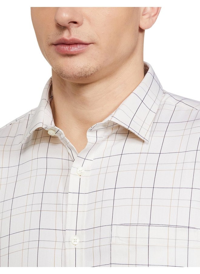 بارك أفينيو - قميص بارك أفينيو رجالي بقصّة Slim Fit (PMSX17125-F4_Medium Fawn 39) - Image 1