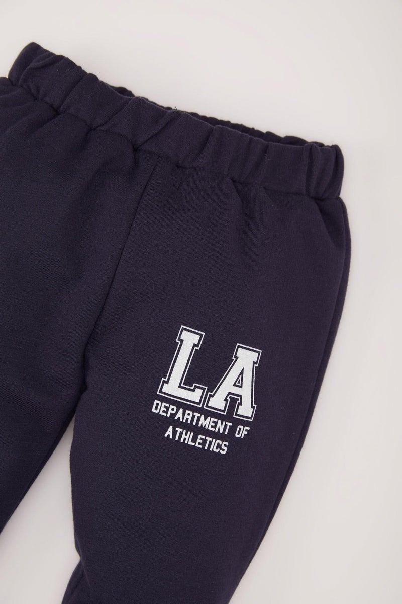 ديفاكتو بنطلون سويت بانتس بيبي اولادي خفيف قصة عادية كحلي - Image 2