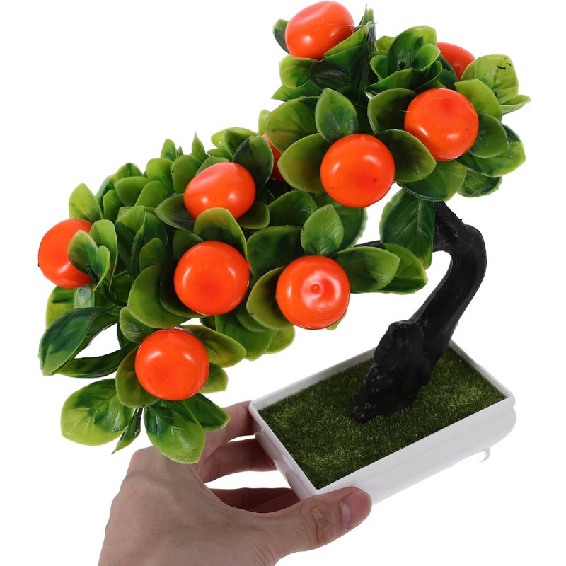 Faux Potted Bonsai Artificial Plant For Home Office Decor Low Maintenance As Shown 1 - Image 3