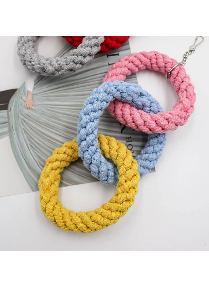 SYOSI - 2Pcs Sugar Glider Climbing Rope Toys, Fun Cage Accessories for Sugar Gliders, Rats and Birds, Hanging Swing and Perch Toy for Exercise and Play - Image 1