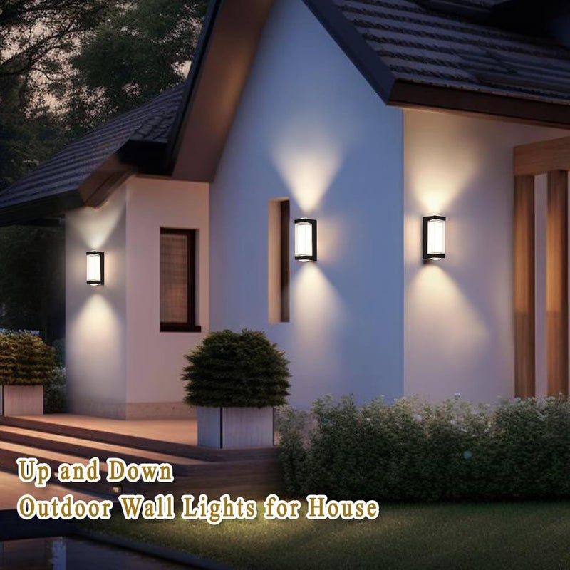 12W LED Wall Light - 18cm Modern Indoor/Outdoor Fixture with COB + SMD Lighting - Image 5