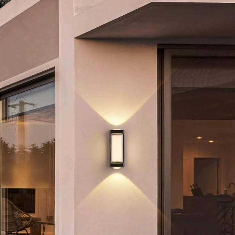 12W LED Wall Light - 18cm Modern Indoor/Outdoor Fixture with COB + SMD Lighting - Image 3