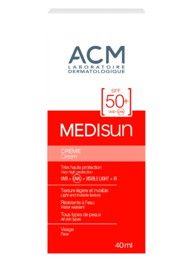 ACM Laboratoire dermatologique ACM Medisun (SPF50+) UVA UVB Water Resistant Cream 40ml
