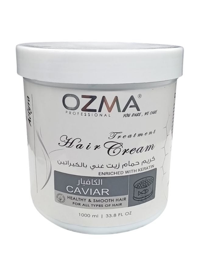 Ozma Professional أوزما أكتيفيا كريم مرطب ومعالج للشعر غني بالكيراتين بخلاصة الكافيار. 1000 مل - Image 1