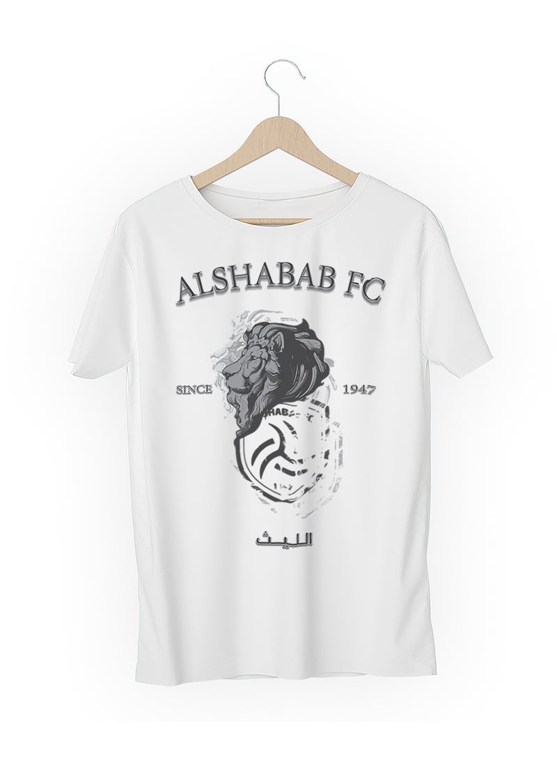 Fashion World Cotton T-shirt Printed with High-quality AlShabab Saudi Club‏ - Image 3