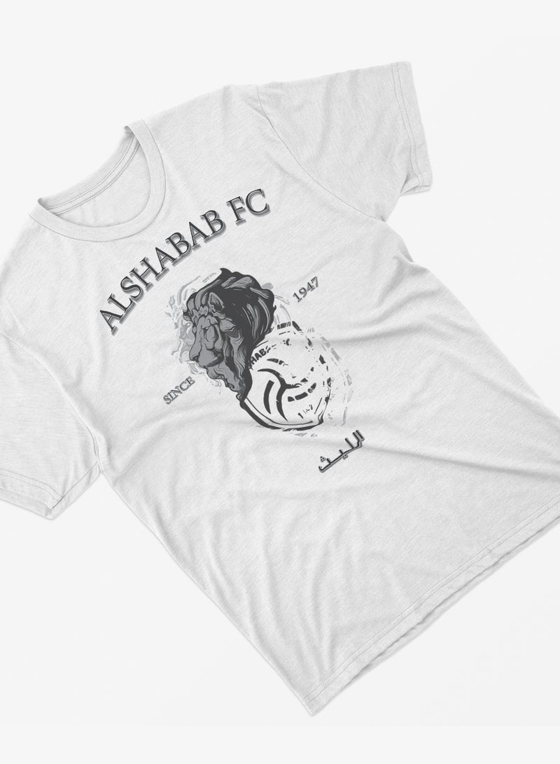Fashion World Cotton T-shirt Printed with High-quality AlShabab Saudi Club‏ - Image 2