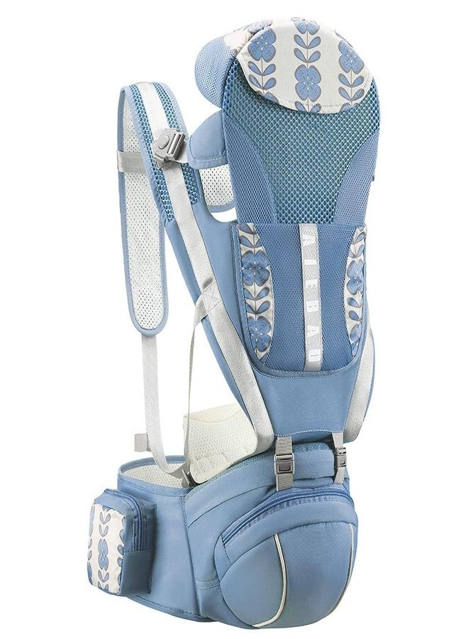 Naivete Baby Carrier, Adjustable Baby Hip Seat, Carrier for Toddler Kids, Carrier for 3-36 Months Kids, Multi Storage Pockets, Comfortable Cotton Straps, Safety Buckle & Belt, (1PC, Multi Colour) - Image 3
