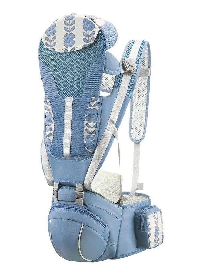Naivete Baby Carrier, Adjustable Baby Hip Seat, Carrier for Toddler Kids, Carrier for 3-36 Months Kids, Multi Storage Pockets, Comfortable Cotton Straps, Safety Buckle & Belt, (1PC, Multi Colour) - Image 1