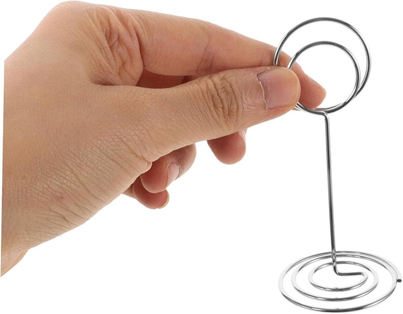 Mobestech 12 Pcs Table Number Holders Base Memo Clips for Wedding Party Events - Image 4