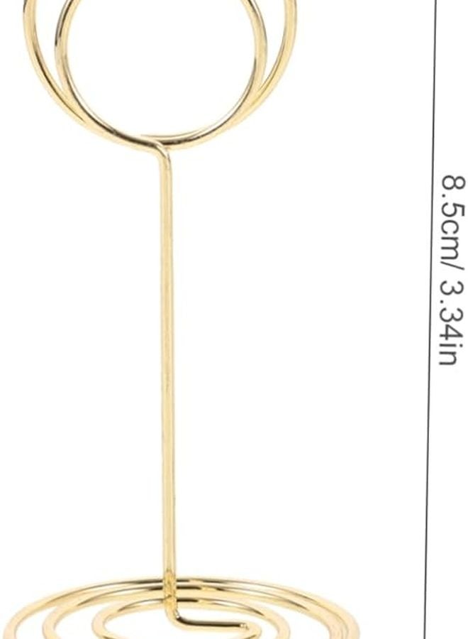 Mobestech 12 Pcs Table Number Holders Base Memo Clips for Wedding Party Events - Image 2