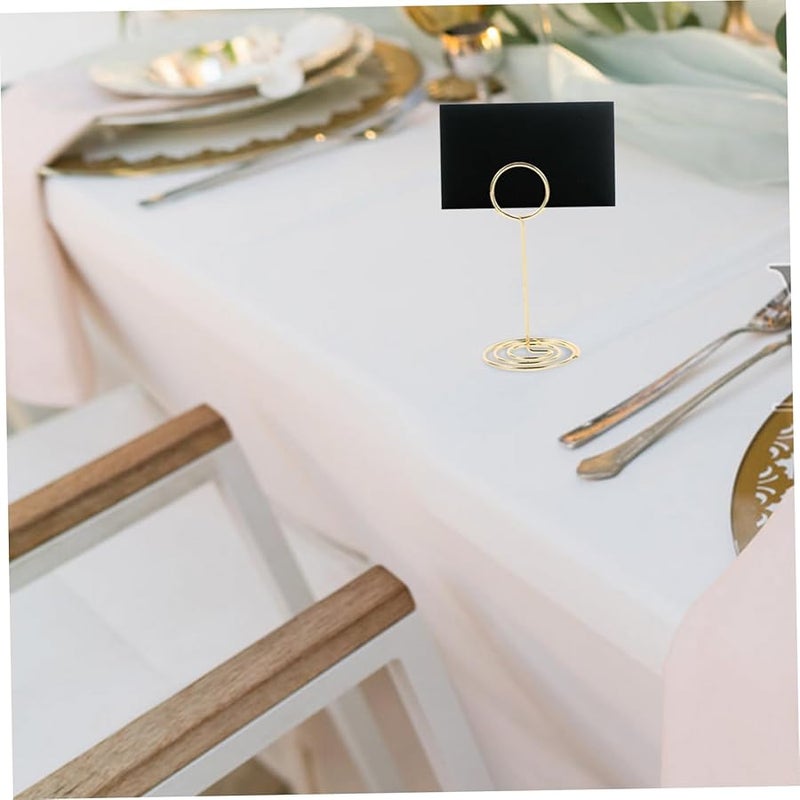 Mobestech 12 Pcs Table Number Holders Base Memo Clips for Wedding Party Events - Image 5