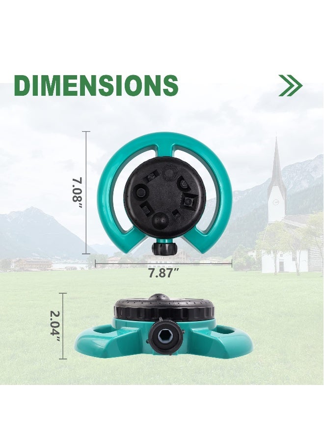 Generic Lawn Sprinkler, Water Sprinkler for Lawn, Sprinklers for Yard, 8-Pattern Turret Sprinkler for Small Areas, Multipurpose Yard Sprinklers for Yard Lawn Grass Irrigation  - Image 5