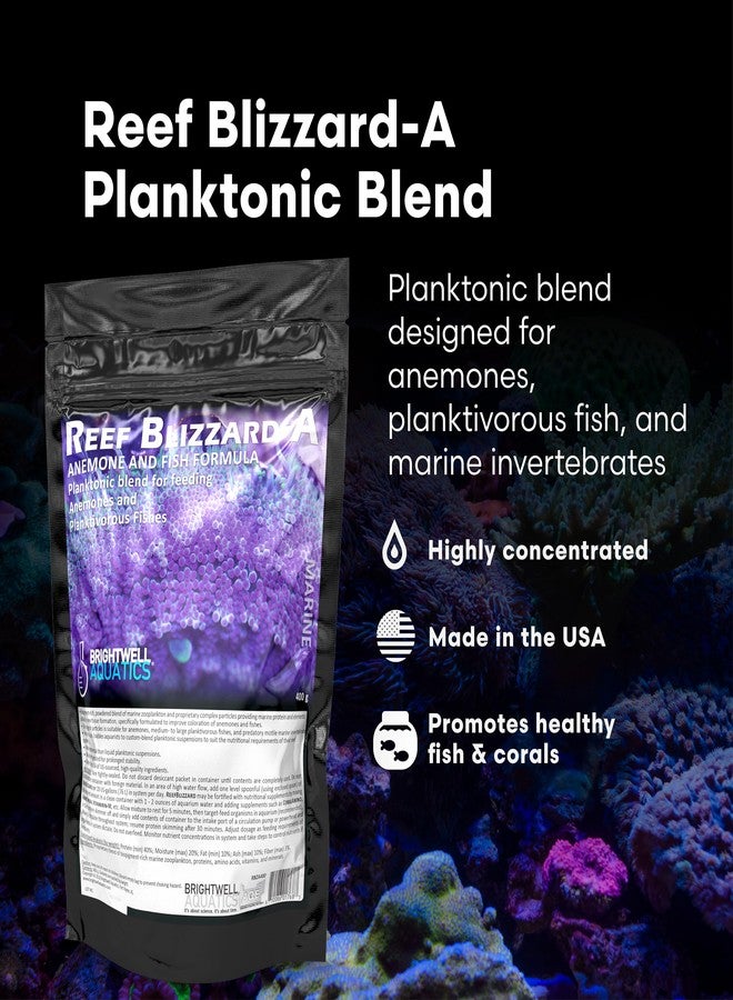 Brightwell Aquatics Reef Blizzard-A - High-Protein Planktonic Blend for Anemones, Planktivorous Fish & Marine Invertebrates - Enhances Color & Growth, 100g - Image 2