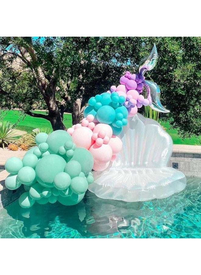 Biapian Mermaid Balloon Arch Kit, Pink Purple Mermaid Tail Arch Party Supplies with Star Tail Foil Balloons for Mermaid Theme Baby Shower Birthday Party Decorations - Image 3