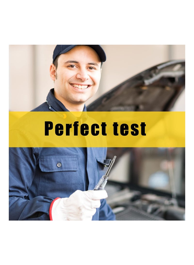 SYOSI - 2 Pieces Inline Spark Plug Tester Engine Ignition Tester Straight Boot Ignition Tester Light Lawnmower Engine Checker Armature Diagnostic Detector for Automotive Car Internal External Engine - Image 1