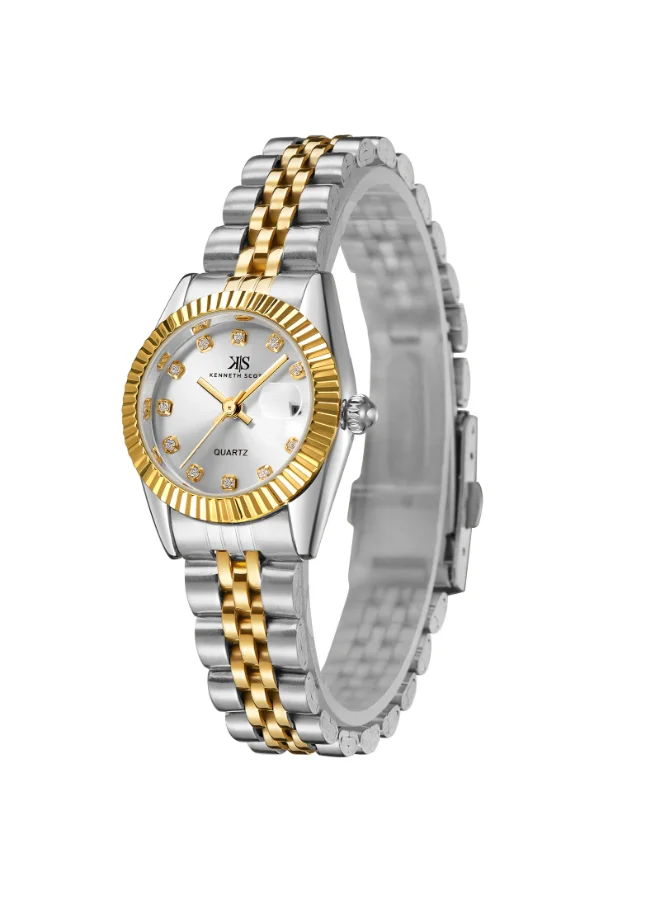 KENNETH SCOTT Women's Stainless Steel Analog Watch K22536-TBTW - 26 mm