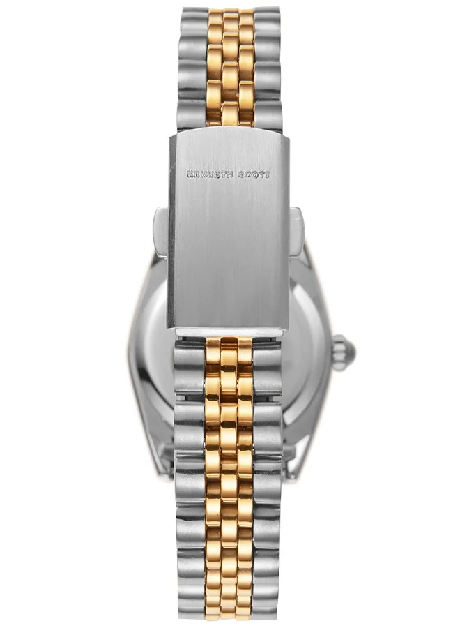 KENNETH SCOTT Kenneth Scott Women's Quartz Movement Watch, Analog Display and Stainless Steel Strap - K22536-TBTW, Two Tone