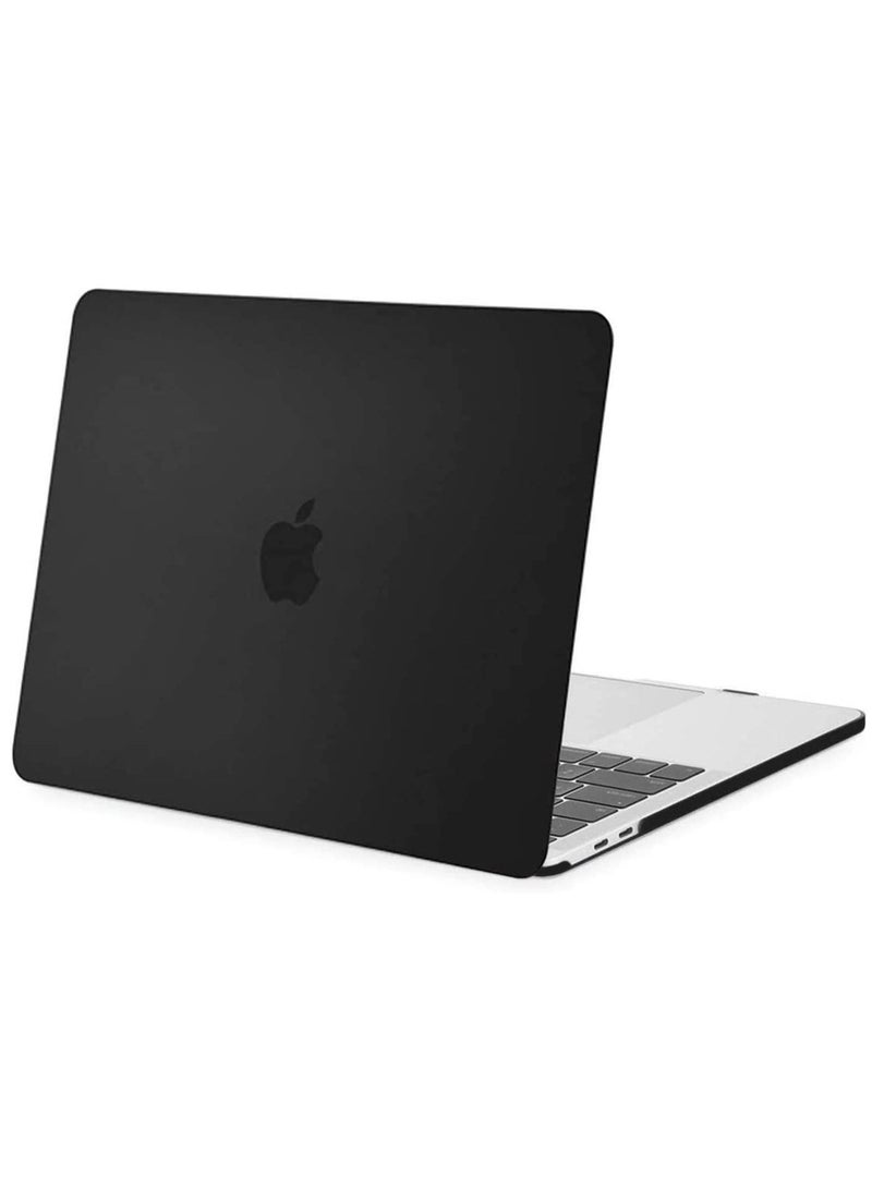 جراب Etroon مناسب لجهاز MacBook Air M2 A2681Release (2022) غطاء جراب 13.6 بوصة أسود - Image 1