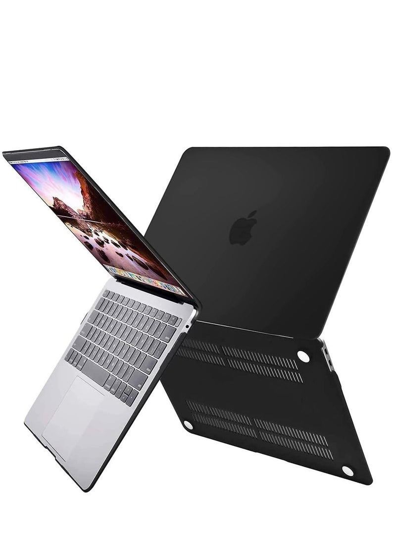 جراب Etroon مناسب لجهاز MacBook Air M2 A2681Release (2022) غطاء جراب 13.6 بوصة أسود - Image 5