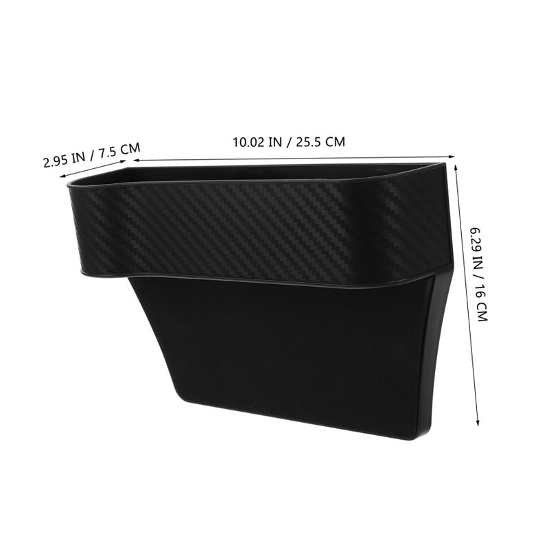 Car Seat Gap Organizer with Cup Holder USB Charger Multifunctional Storage Easy Installation Durable Black - Image 3