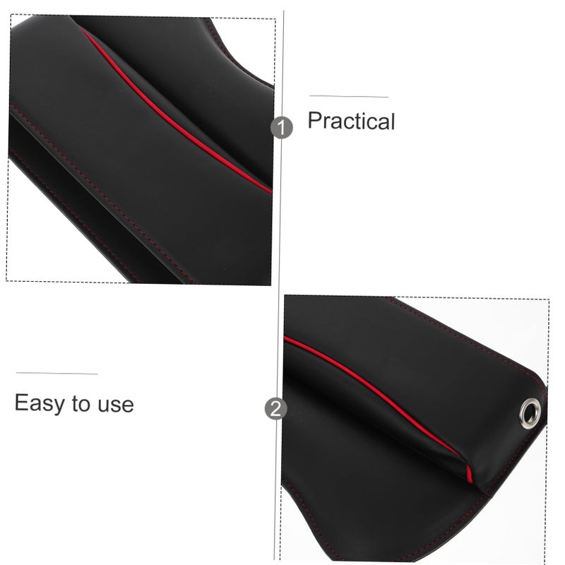 Car Seat Gap Organizer with Cup Holder USB Charger Multifunctional Storage Easy Installation Durable Black - Image 4